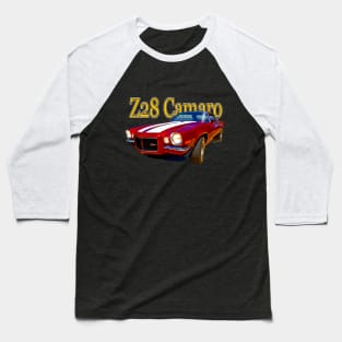 1971 Z28 Camaro HDR Baseball T-Shirt